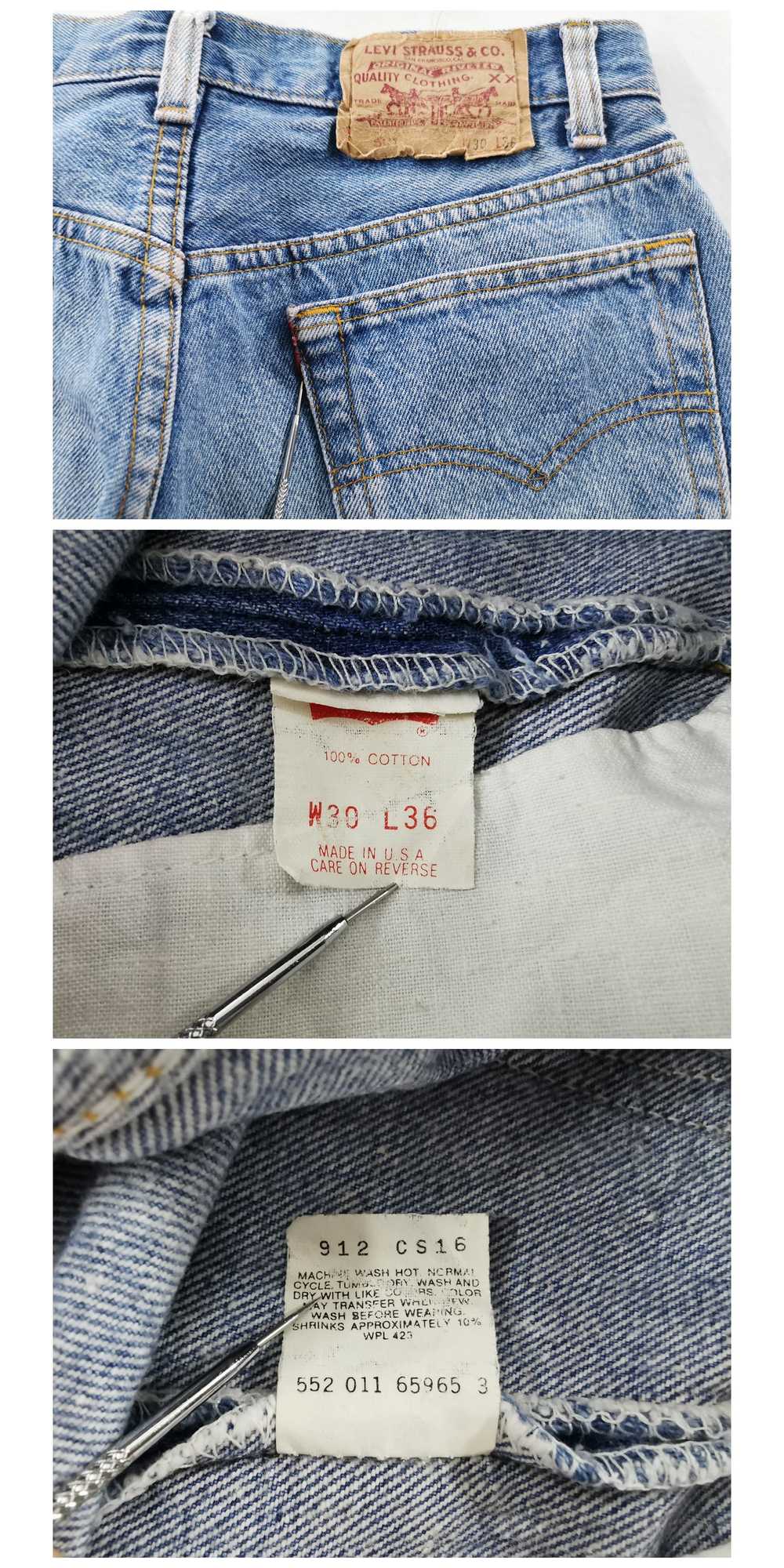 Levi's Vintage Levis Lot 501 Denim Made In USA Wo… - image 6