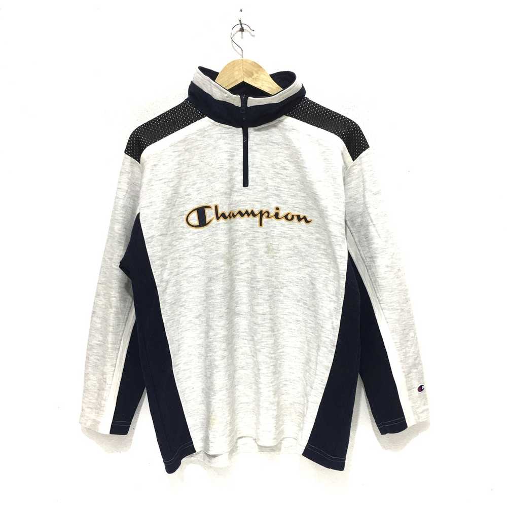 Champion Vintage CHAMPION PRODUCT Henley Sweater … - image 1