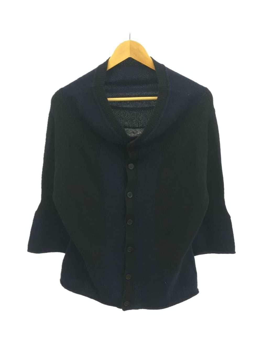 Yohji Yamamoto Sweater Navy Switch Wool Cardigan - image 1