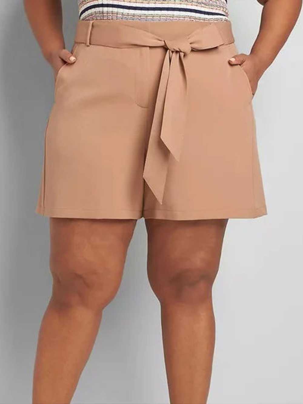 Lane Bryant Size 18 Tan Shorts NWT - image 2