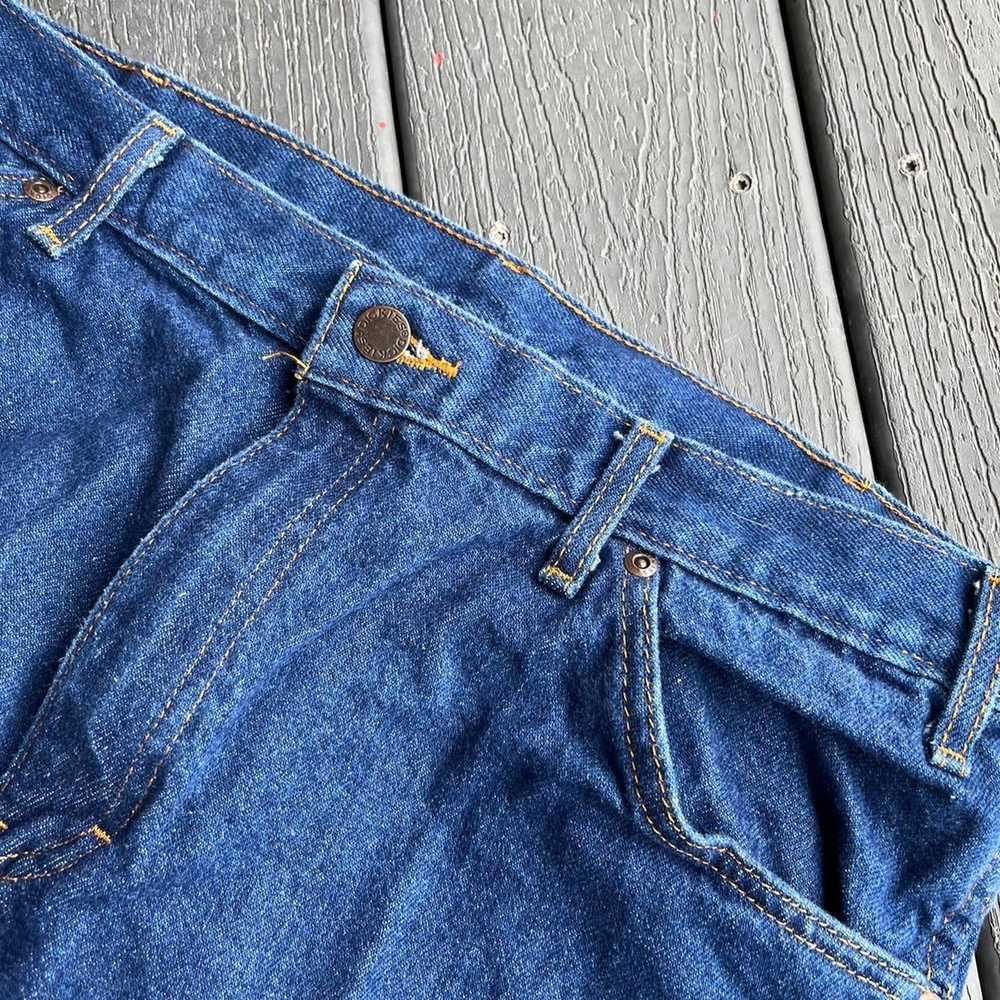 Dickies Vintage dickies blue denim jeans men size… - image 2