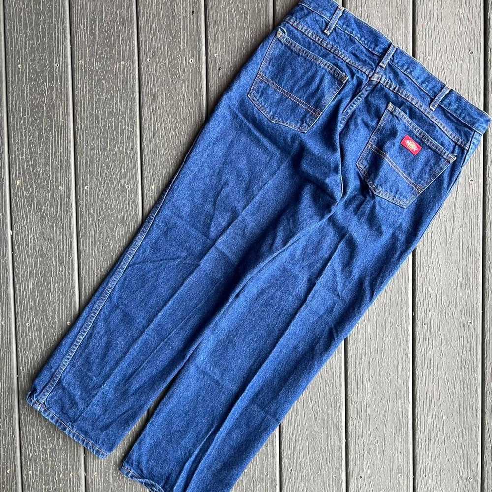 Dickies Vintage dickies blue denim jeans men size… - image 3