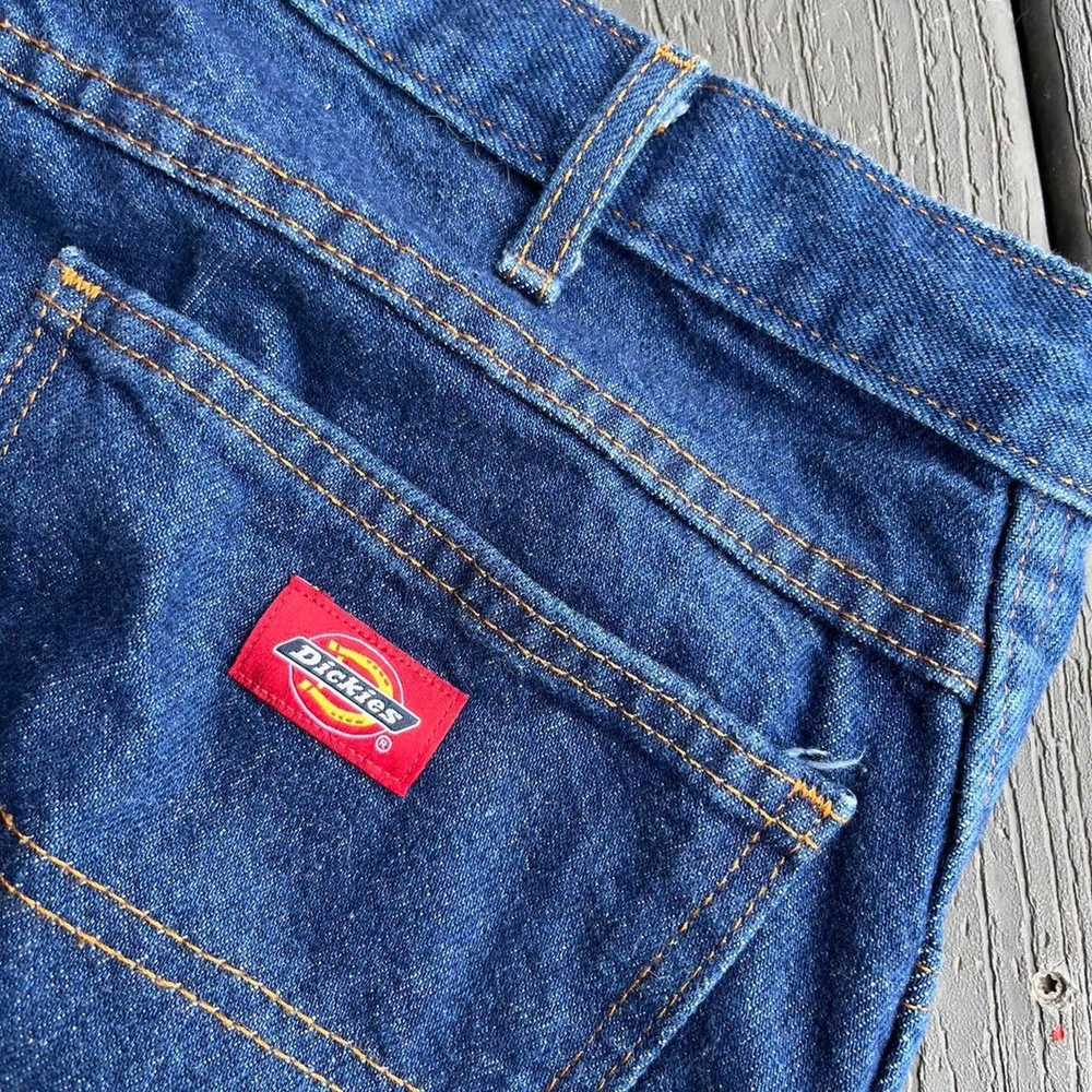 Dickies Vintage dickies blue denim jeans men size… - image 4