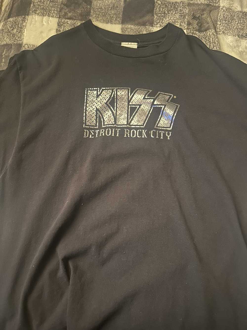 Impact Kiss Vintage Style Logo Heavy Metal 70s 80s Music Glam Rock Band T Shirt KISS31 - M Regular