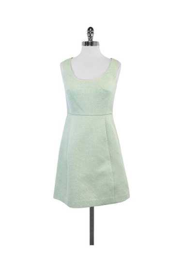 Shoshanna - Mint Green & Gold Sleeveless Dress Sz 