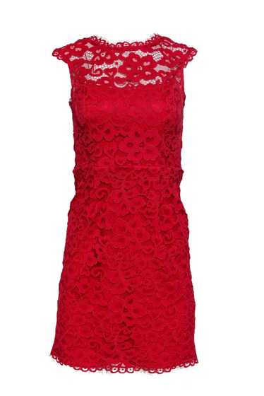 Shoshanna - Red Lace Dress Sz 0 - image 1