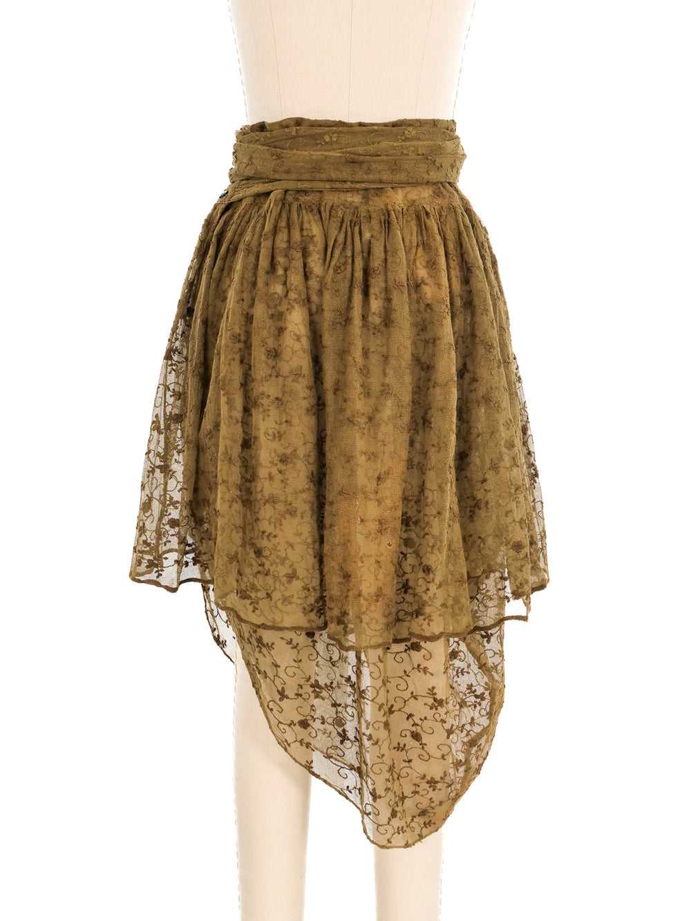 Callaghan Layered Embroidered Lace Skirt - image 4