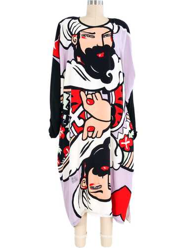 Michaele Vollbrach Graphic Printed Dress