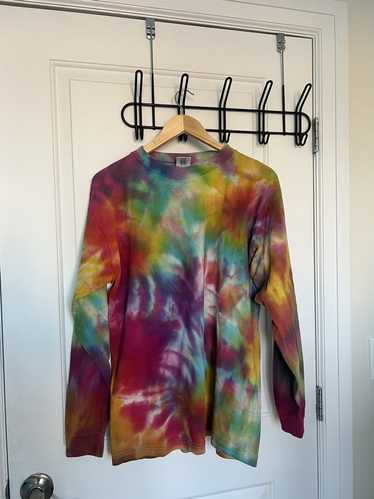 Made In Usa × Thrift Long Sleeve Tie Dye Tee