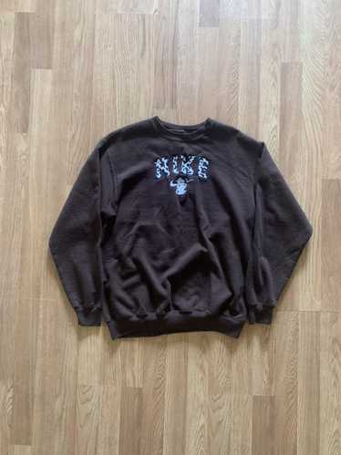 Nike × Vintage Brown Nike Cow Sweater