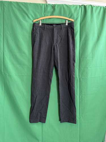 Theory Dark gray flat front pants / trousers