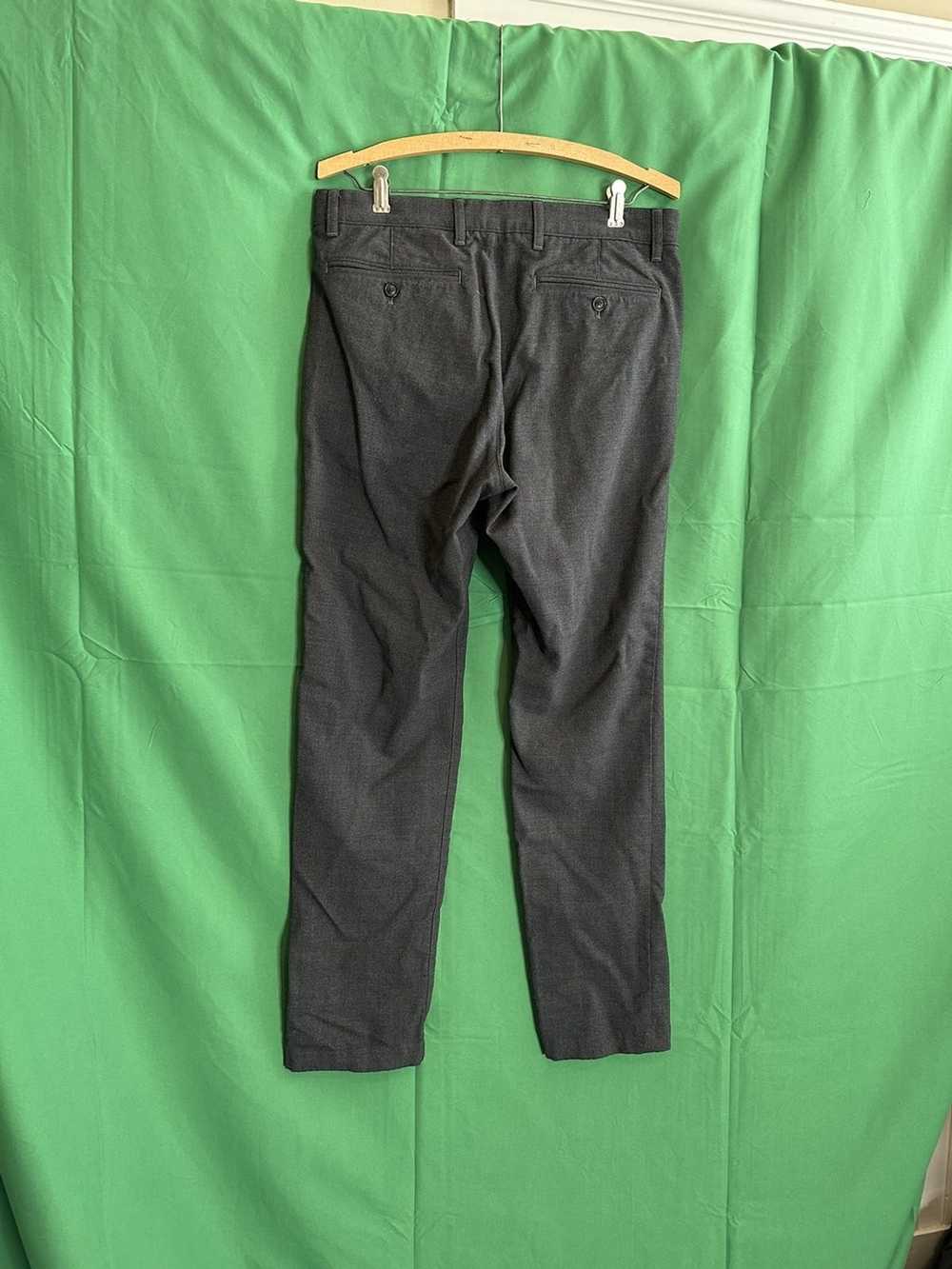 Theory Dark gray flat front pants / trousers - image 6