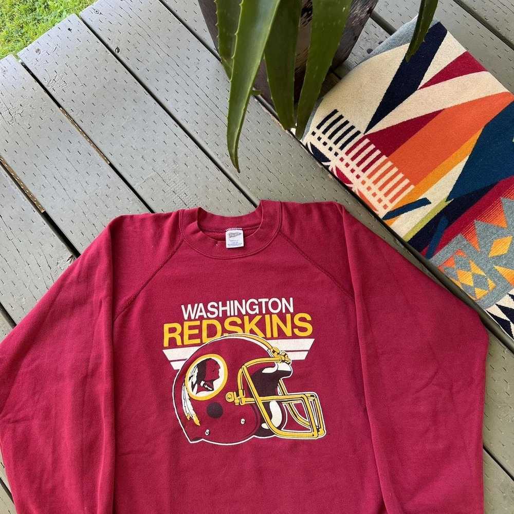 VINTAGE REDSKIN TEE FAUX GLITTER