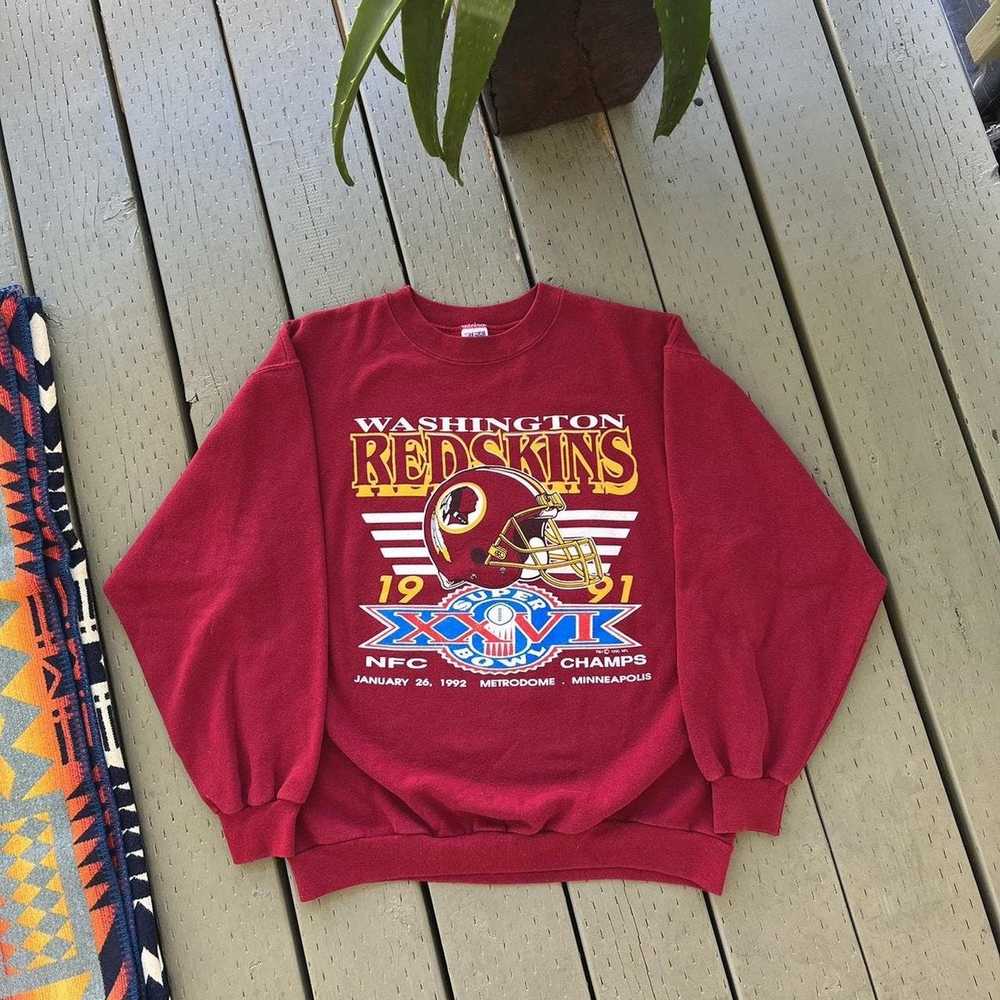 Vintage Washington Redskins Puma Crewneck sweater M NFL