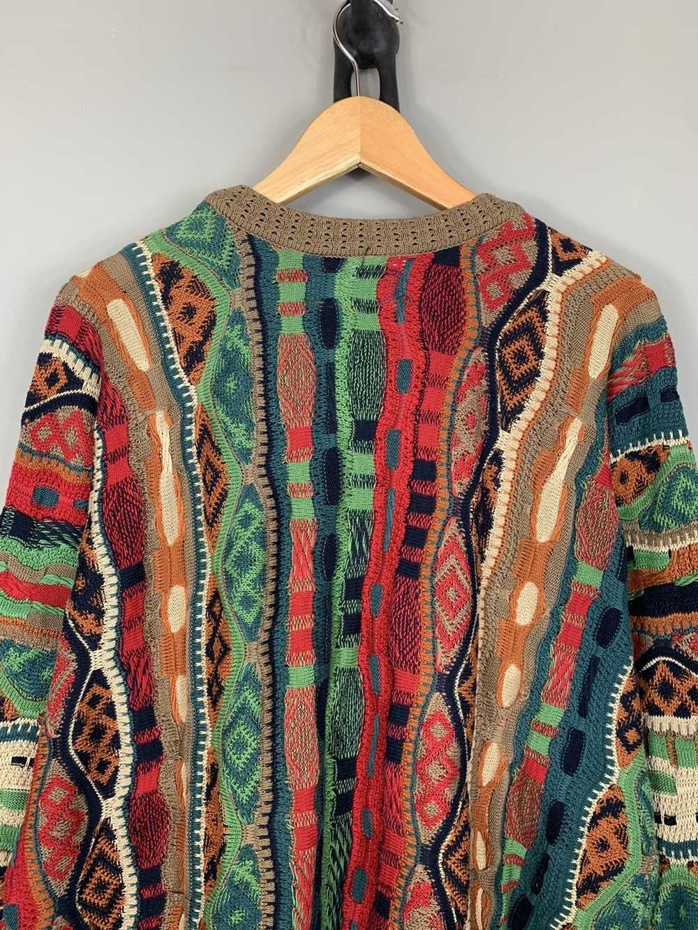 Coloured Cable Knit Sweater × Coogi × Vintage Vin… - image 5