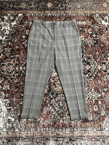 Zara | Pants & Jumpsuits | Zara Plaid Houndstooth Trousers Medium | Poshmark