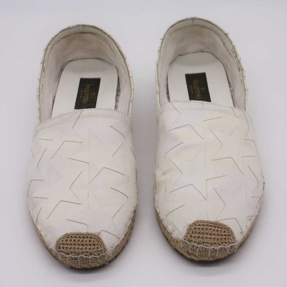 Valentino Garavani White Stars Flats Slip-On Espa… - image 2