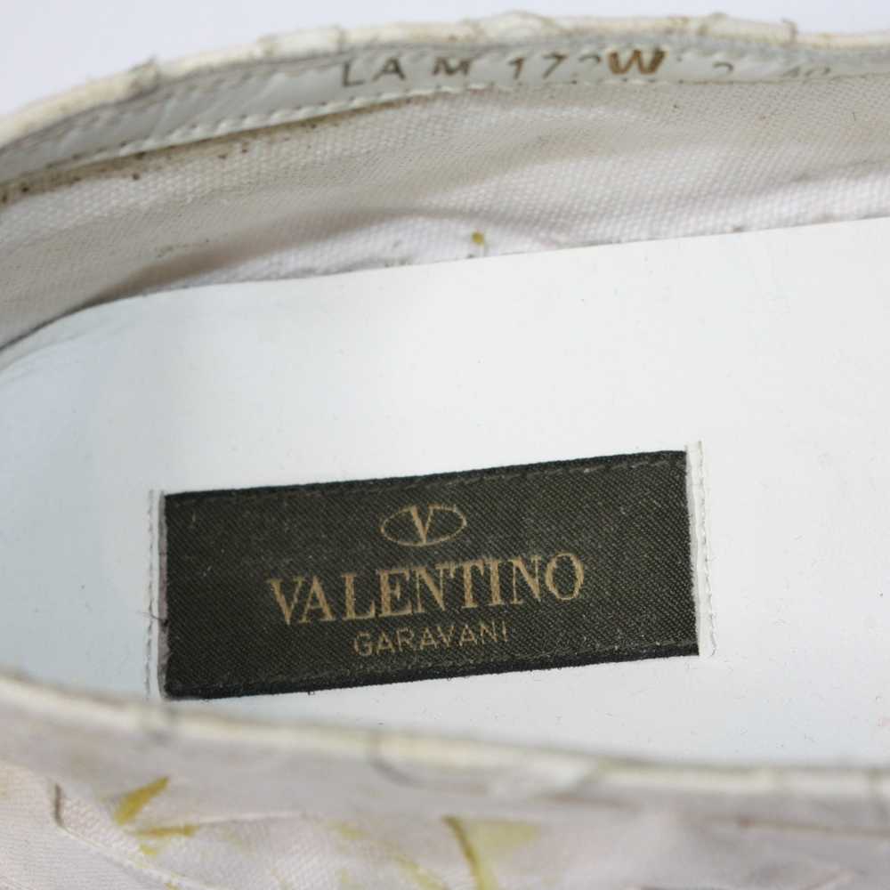 Valentino Garavani White Stars Flats Slip-On Espa… - image 6