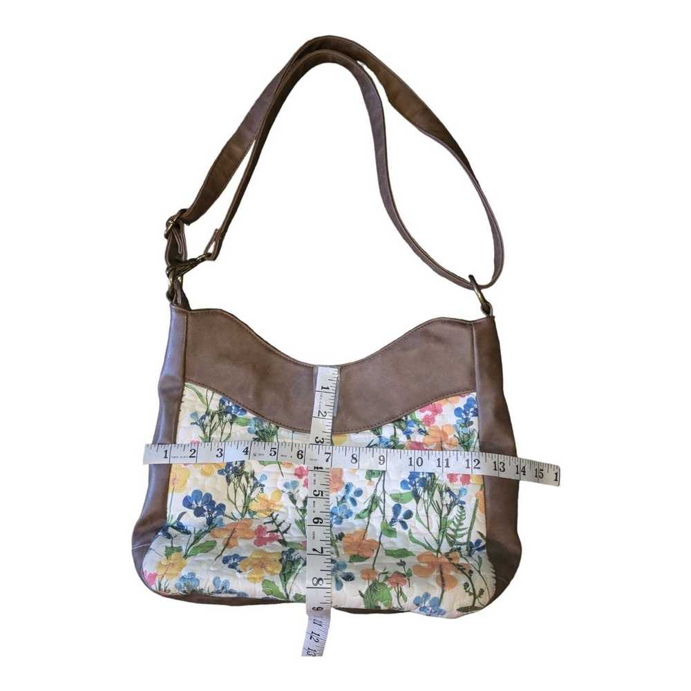 Custom Donna Sharp Floral Leather Shoulder Bag OS - image 4