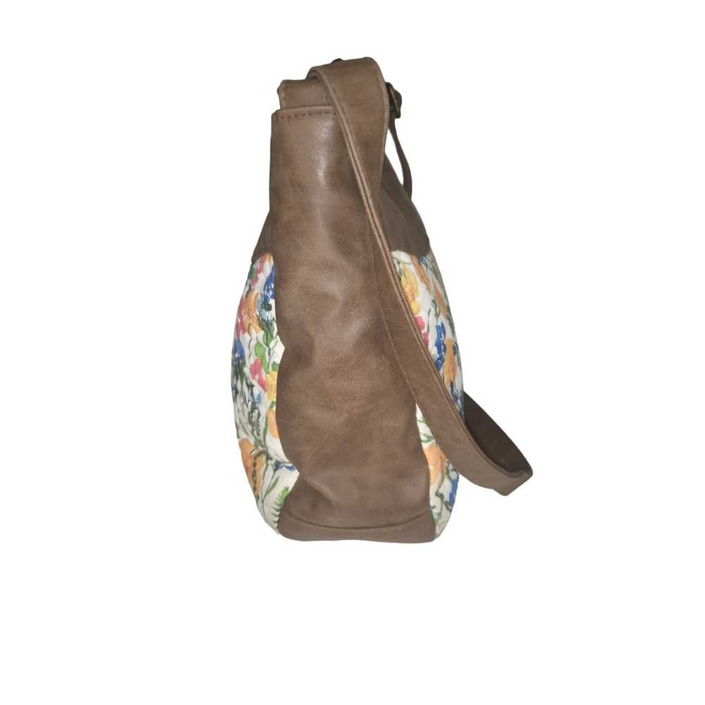 Custom Donna Sharp Floral Leather Shoulder Bag OS - image 5