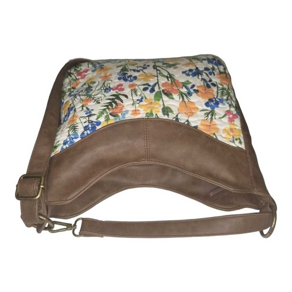 Custom Donna Sharp Floral Leather Shoulder Bag OS - image 6