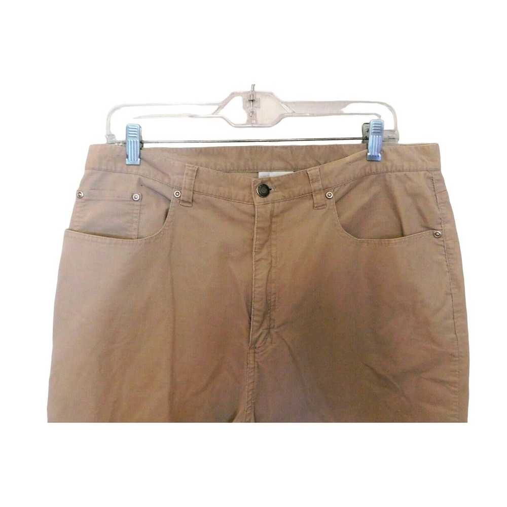 Chicos Chico's Design 2.5 Corduroy Pants L 14 Tan… - image 4