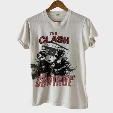 Vintage 1984 The Clash "Out Of Control" Vintage Pu