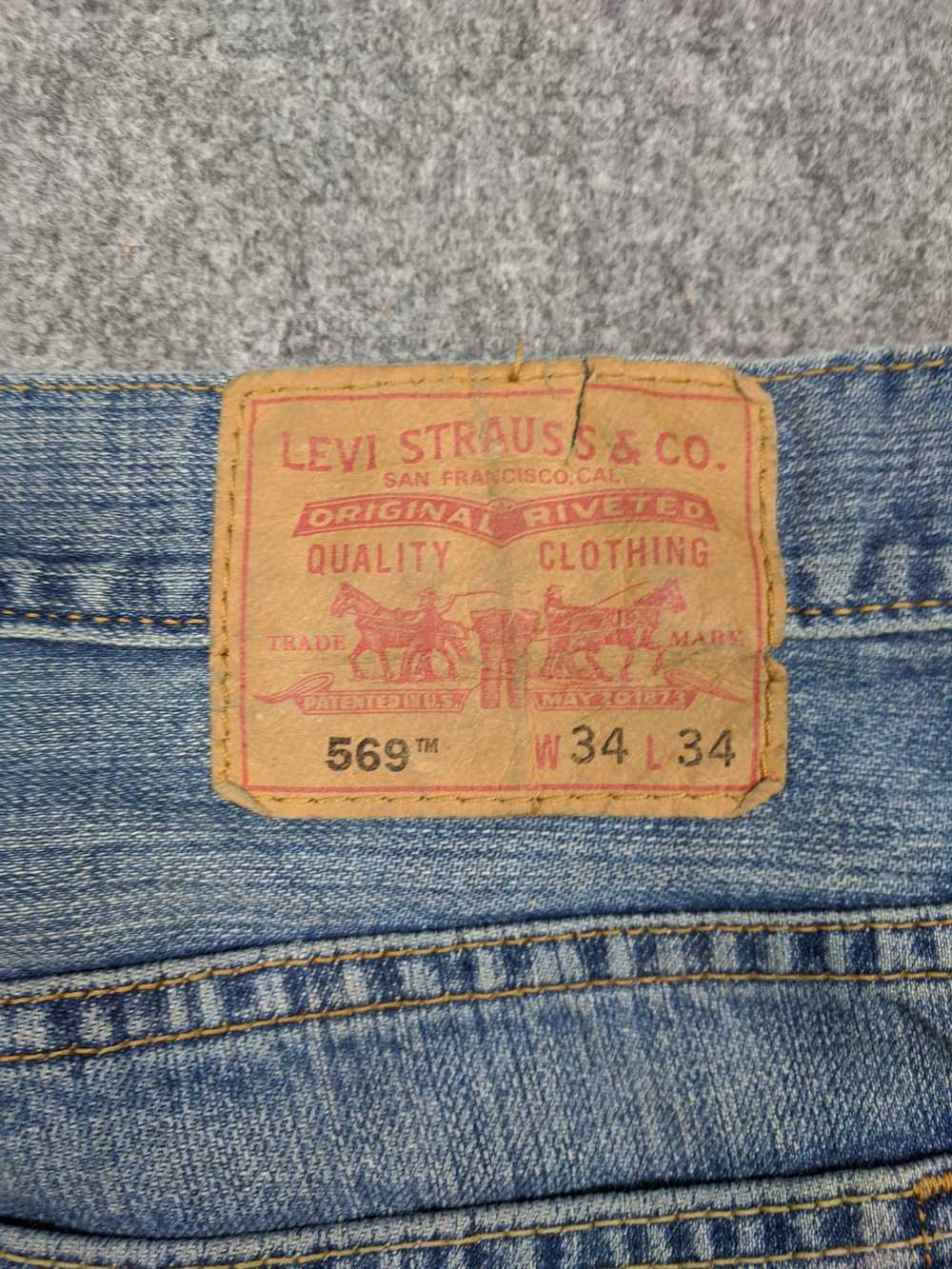 Levi's × Vintage Vintage Levis 569 Sun Faded Jeans - image 10