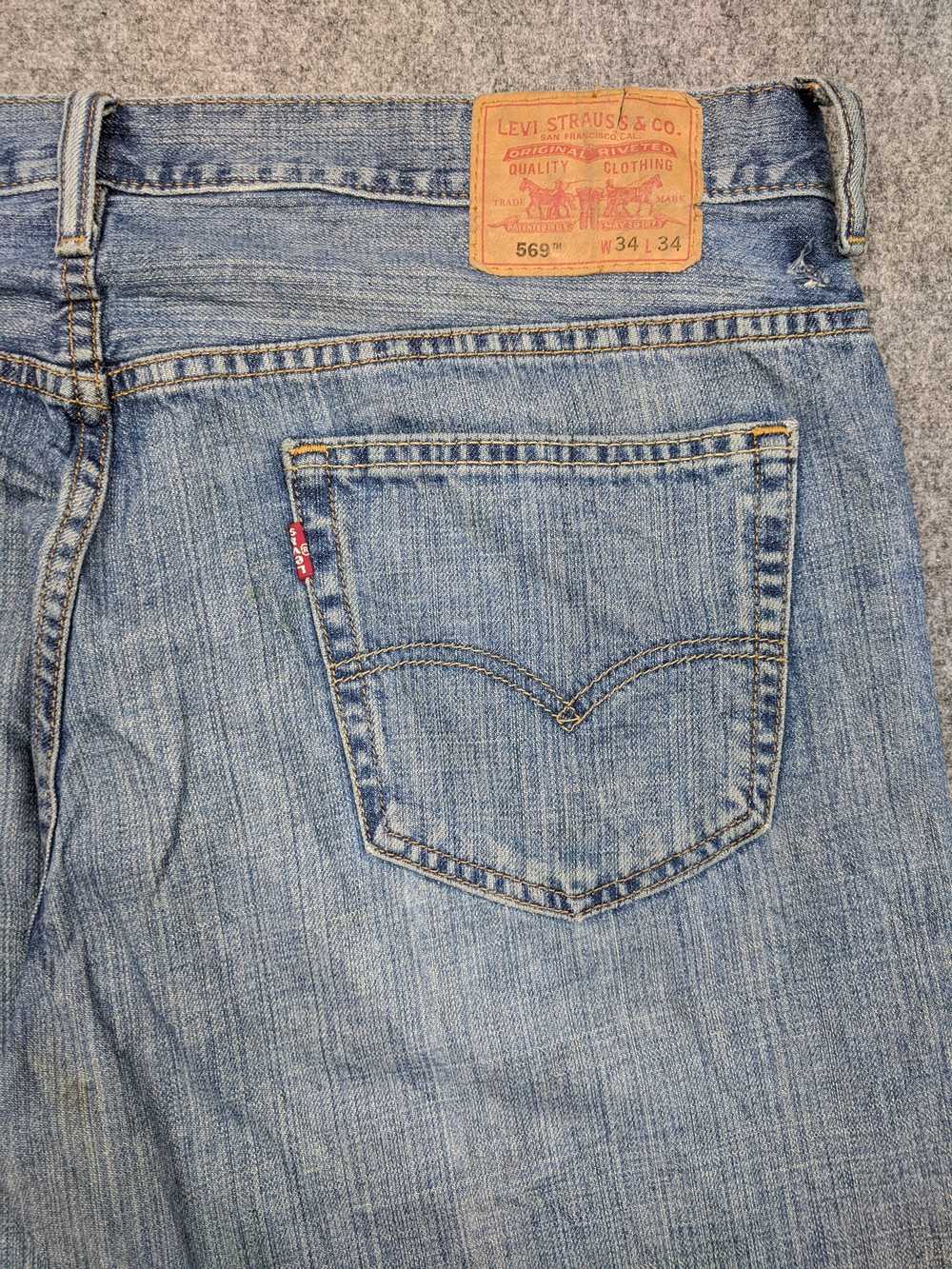 Levi's × Vintage Vintage Levis 569 Sun Faded Jeans - image 9