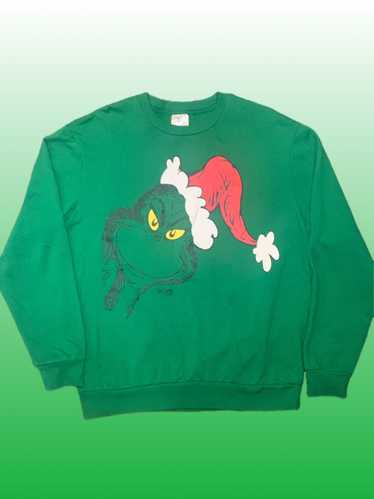 Streetwear Dr. Seuss The Grinch Santa Pull Over