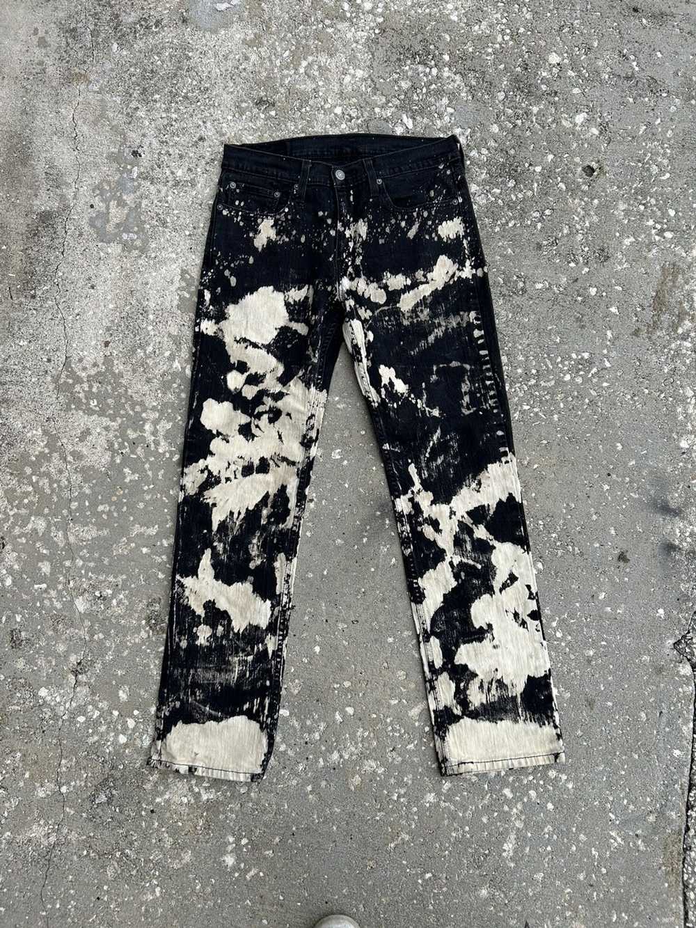 1 Of 1 × Custom × Levi's 1/1 “3STAR” bleached jea… - image 1