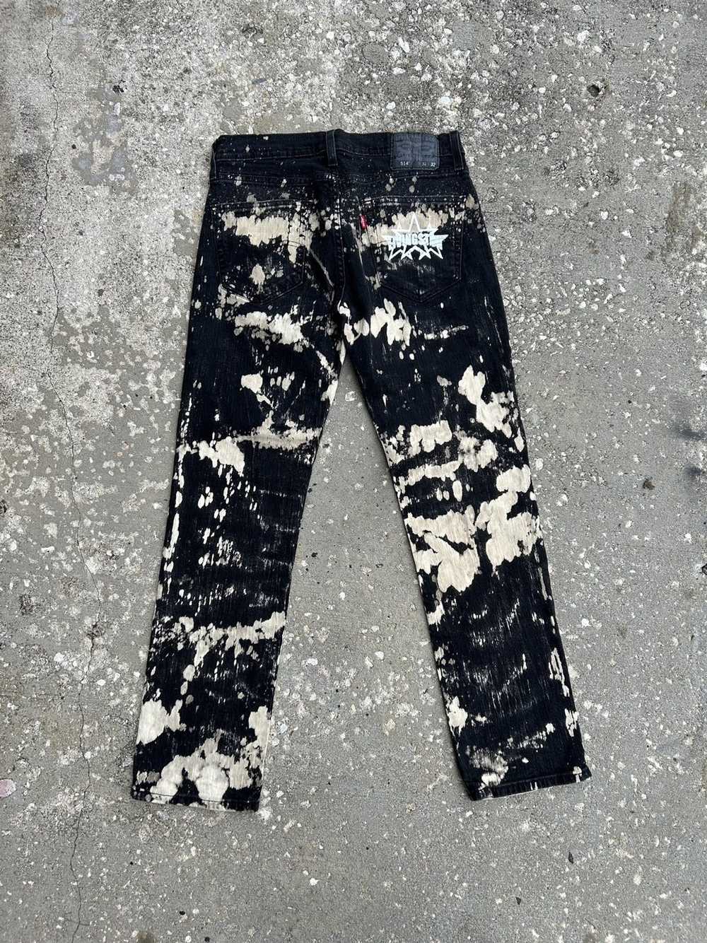 1 Of 1 × Custom × Levi's 1/1 “3STAR” bleached jea… - image 2