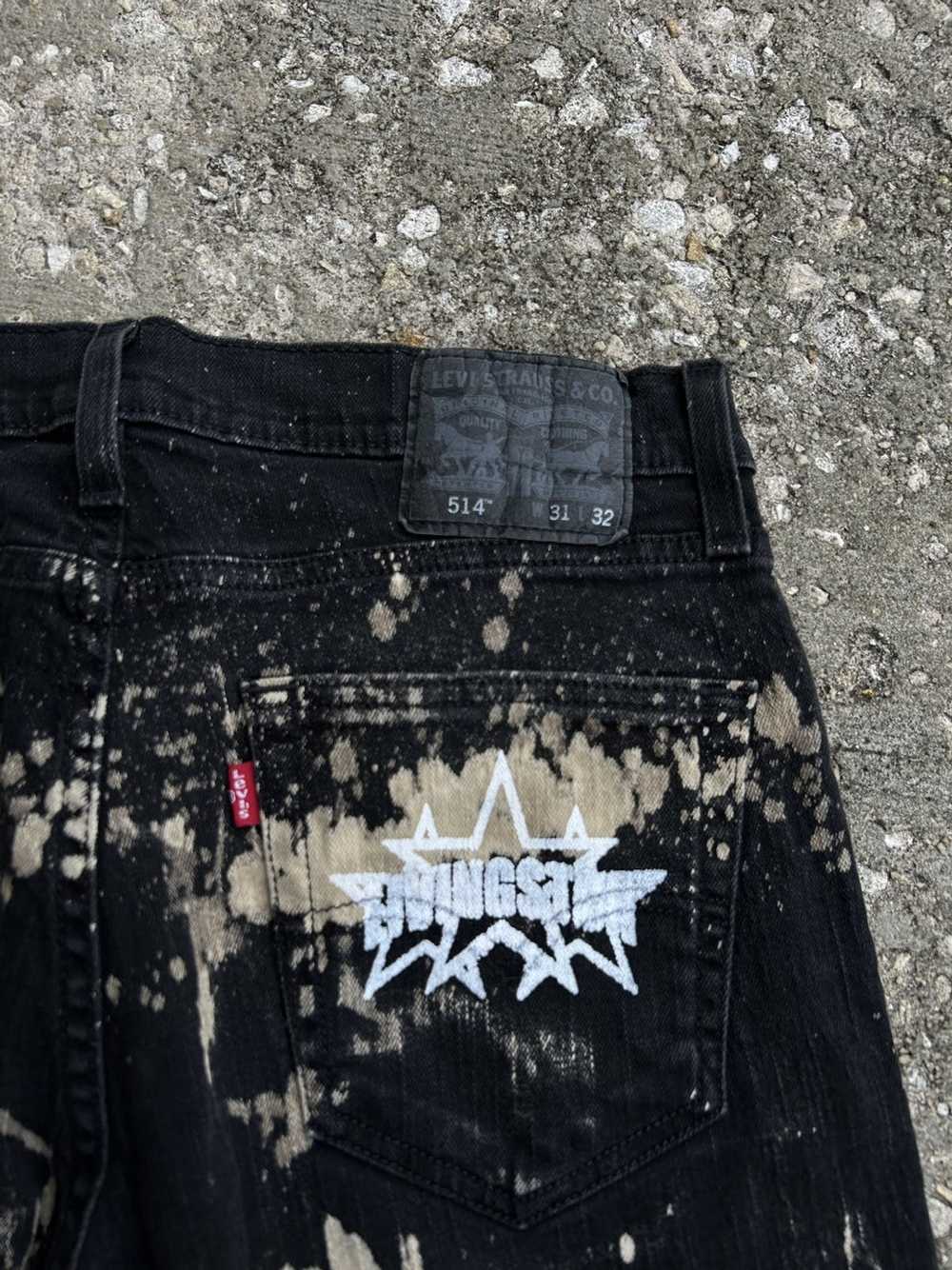 1 Of 1 × Custom × Levi's 1/1 “3STAR” bleached jea… - image 3