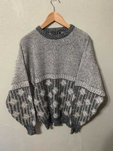 Coloured Cable Knit Sweater × Vintage Vintage Mono