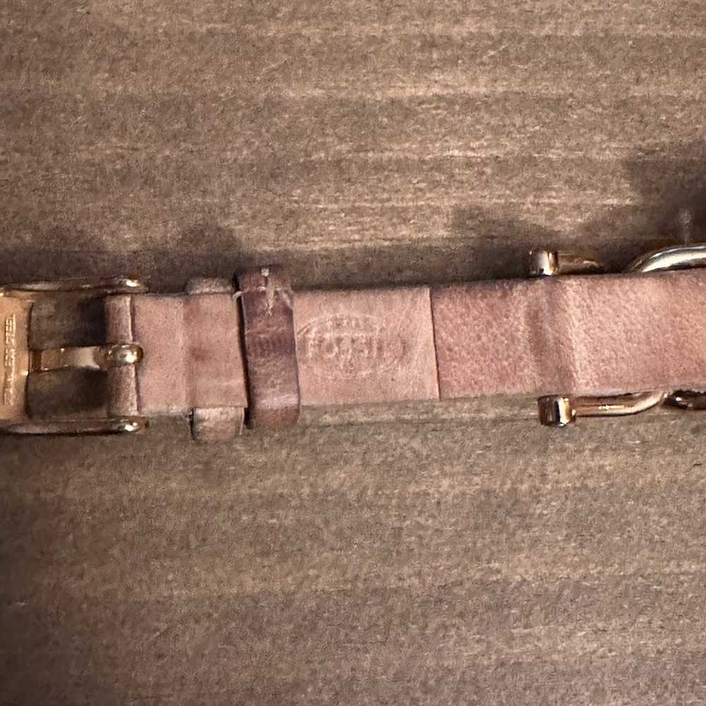 Fossil Fossil Riley multi function sand dial leat… - image 11