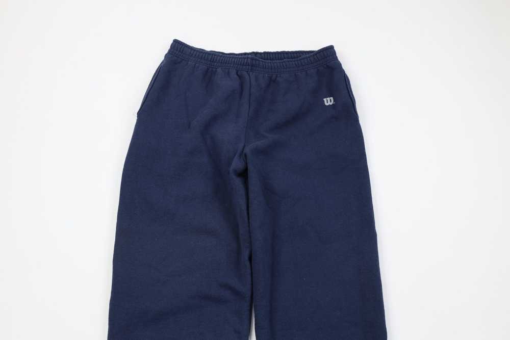 Vintage Vintage 90s Wilson Sweatpants Pants Navy … - image 2