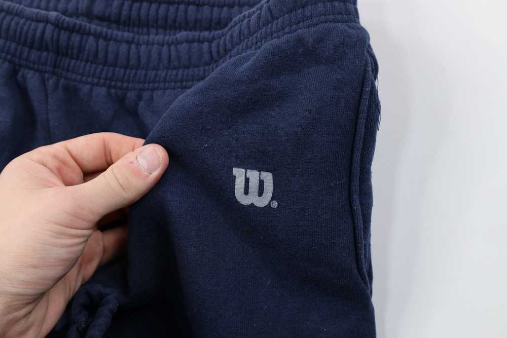 Vintage Vintage 90s Wilson Sweatpants Pants Navy … - image 4