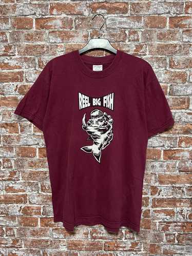 Vintage 90s Reel Big Fish Band t-shirt 1990s Size - Depop