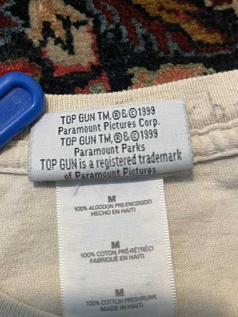 Vintage 99’ Paramount Carowinds top gun tee - image 4