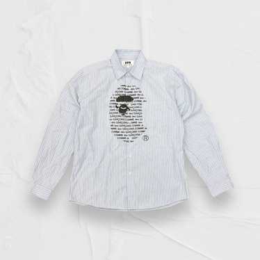 Bape × Comme des Garcons Bape x CDG Striped Shirt - image 1