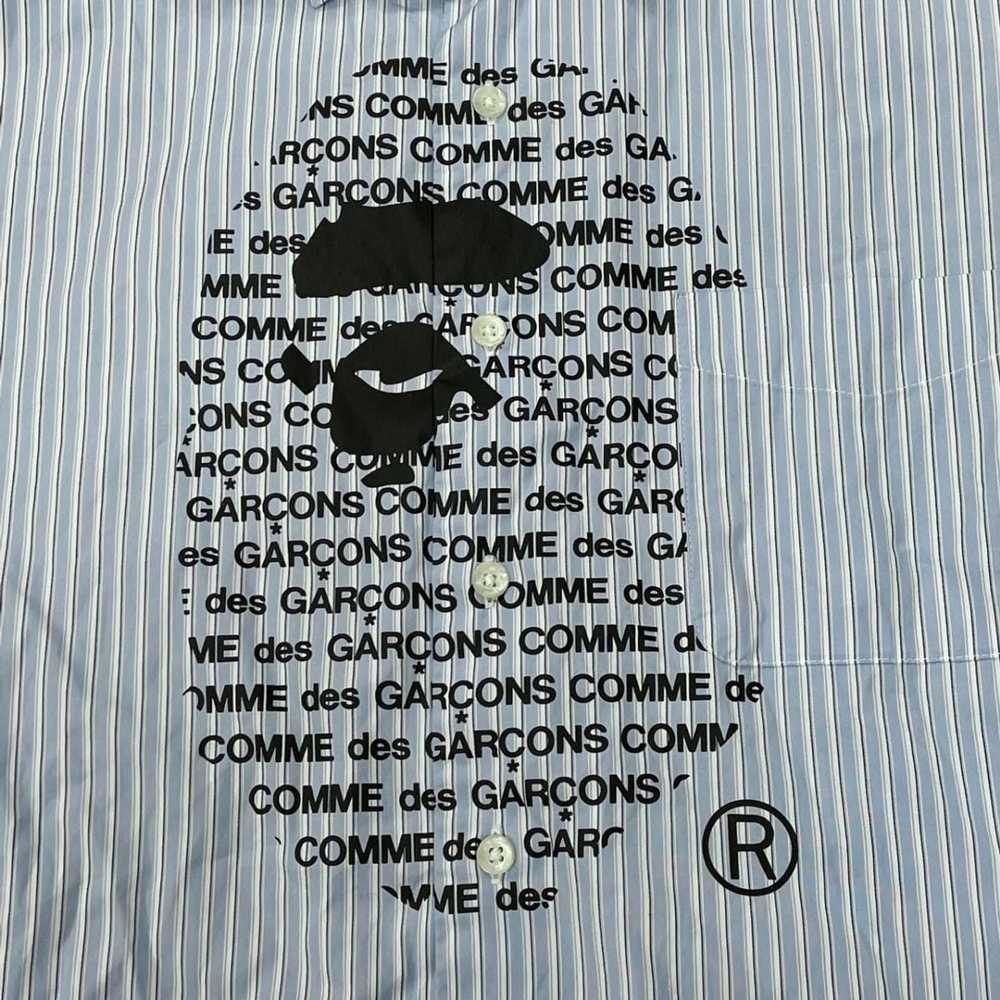 Bape × Comme des Garcons Bape x CDG Striped Shirt - image 3