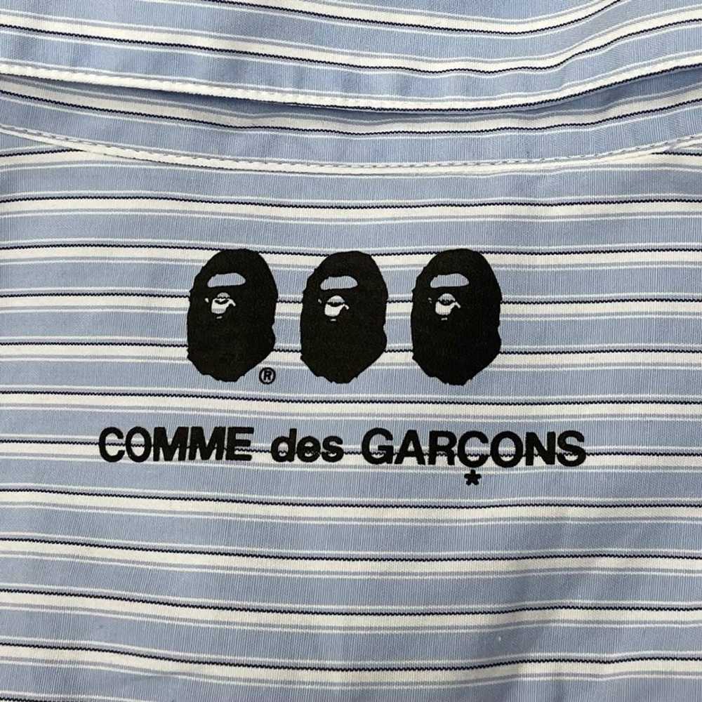 Bape × Comme des Garcons Bape x CDG Striped Shirt - image 4