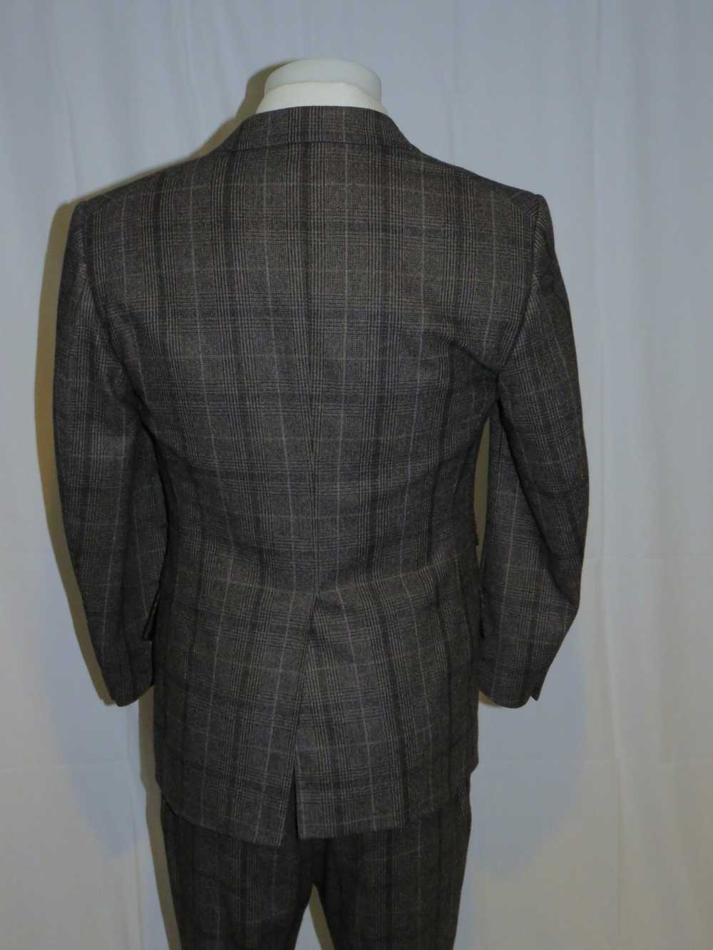 Tom Ford Base T Gray Plaid Cashmere Blend Two But… - image 10