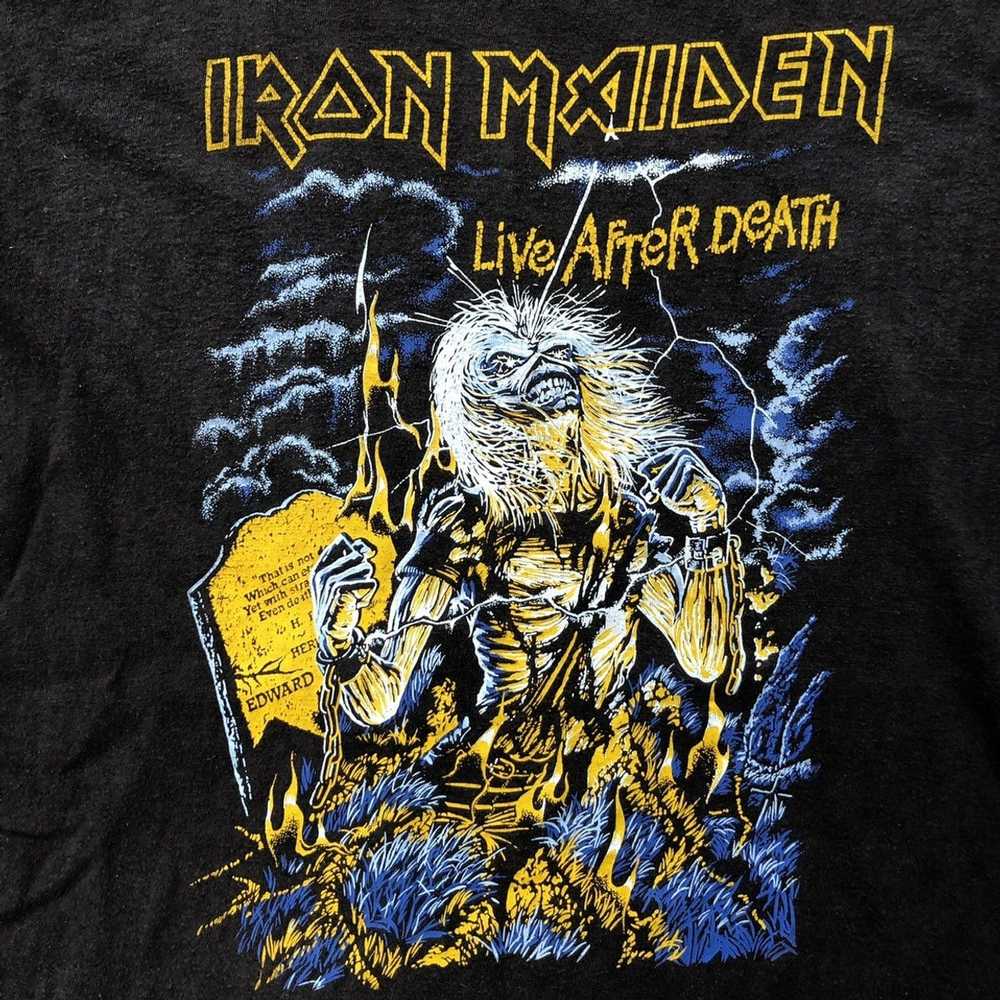 Band Tees × Iron Maiden × Rock T Shirt LAST DROP … - image 4