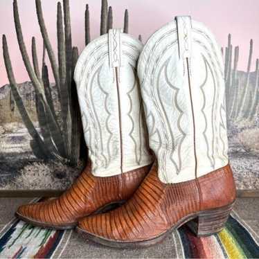 RARE🔥 J Chisholm Western Handcrafted Brown Leather C… - Gem