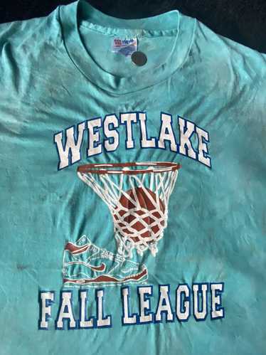 Band Tees × Nike × Vintage NIKE WEST LAKE FALL LE… - image 1