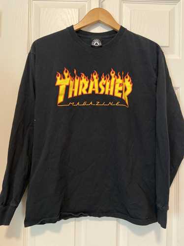 Thrasher Thrasher Magazine Logo l/s t-shirt medium