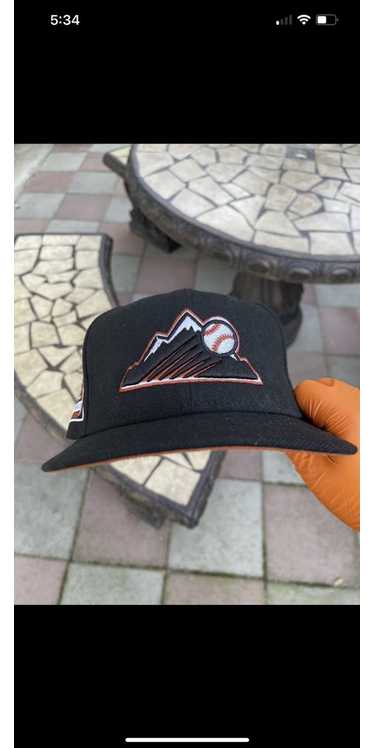 Shop New Era 59Fifty Colorado Rockies Arch Hat 60305150 black