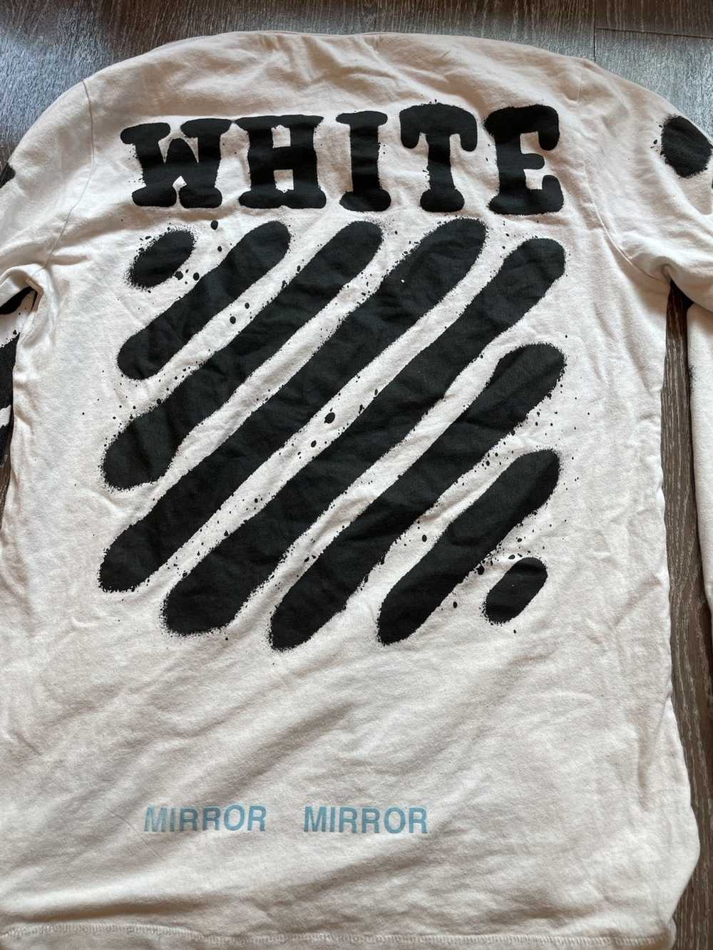 Off-White c/o VIRGIL ABLOH Hoodie 2013 Mirror Mirror MAIN LABEL White  Stripe!