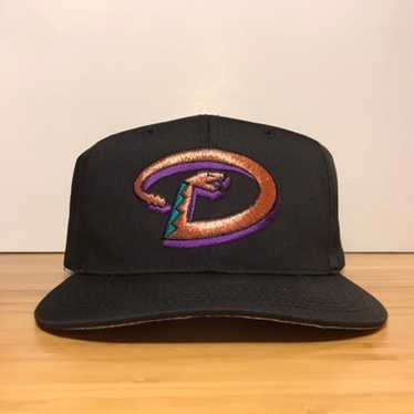 Arizona Diamondbacks Retro Snapback Hat Black Purple American Needle  Cooperstown